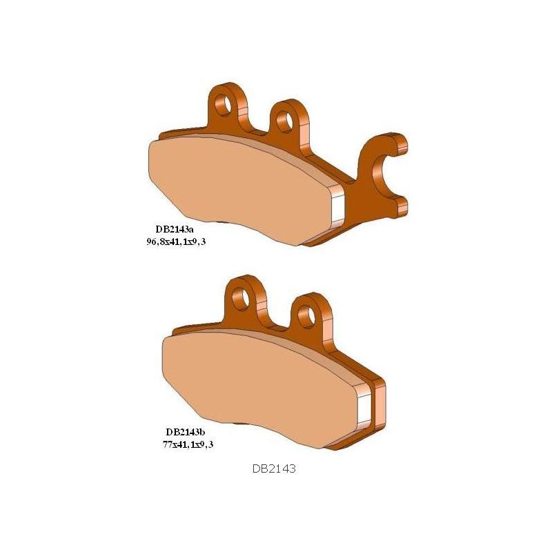 DELTA BRAKING KLOCKI HAMULCOWE KH418 PIAGGIO 125/150/250/300/350/400/5