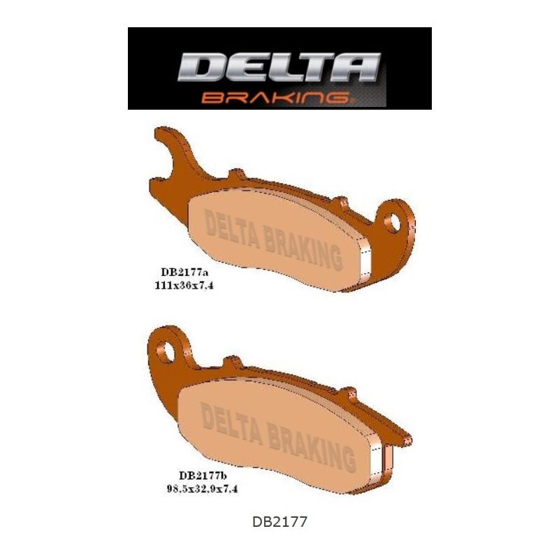 DELTA BRAKING KLOCKI HAMULCOWE KH465 HONDA CRF 230/250L, AJP PR7 PRZÓ