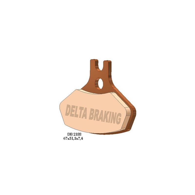 DELTA BRAKING KLOCKI HAMULCOWE KH468 CAN-AM DS 450 (08-14) PRZÓD - ZA