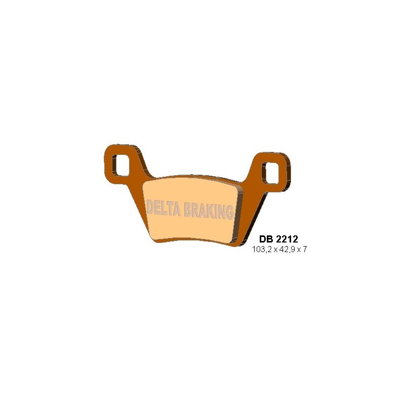 DELTA BRAKING KLOCKI HAMULCOWE KH600 KYMCO MXU - ZASTĘPUJĄ DB2212MX-