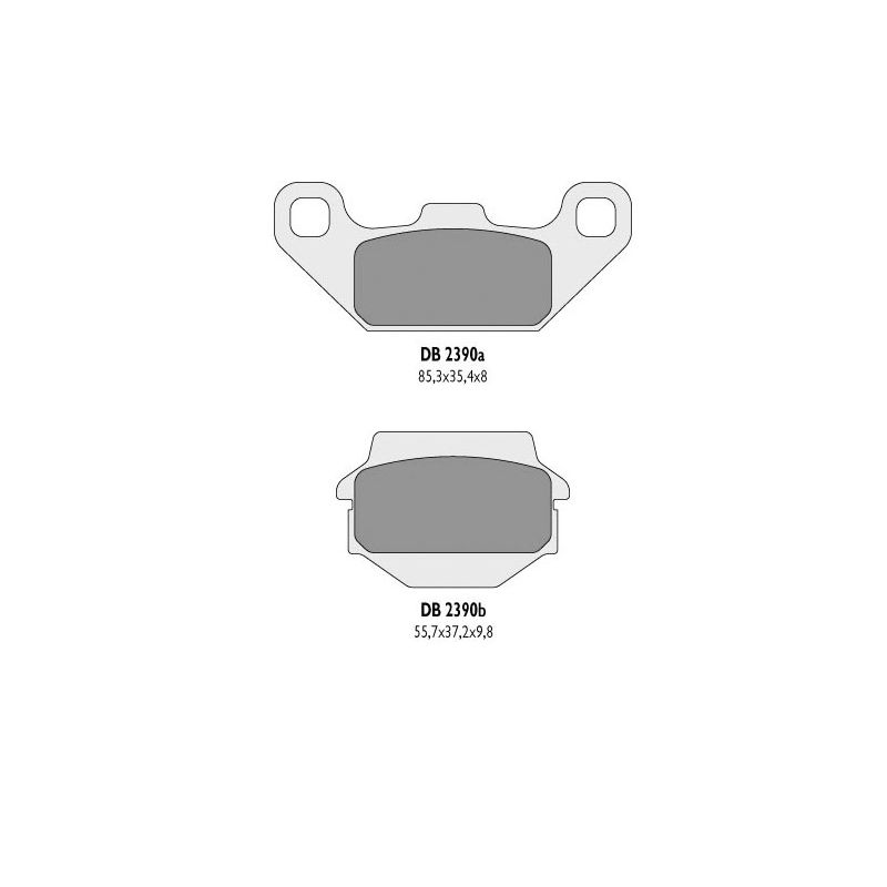DELTA BRAKING KLOCKI HAMULCOWE KH128 KEF 300 LAKOTA`94-04, KSF 250`94-