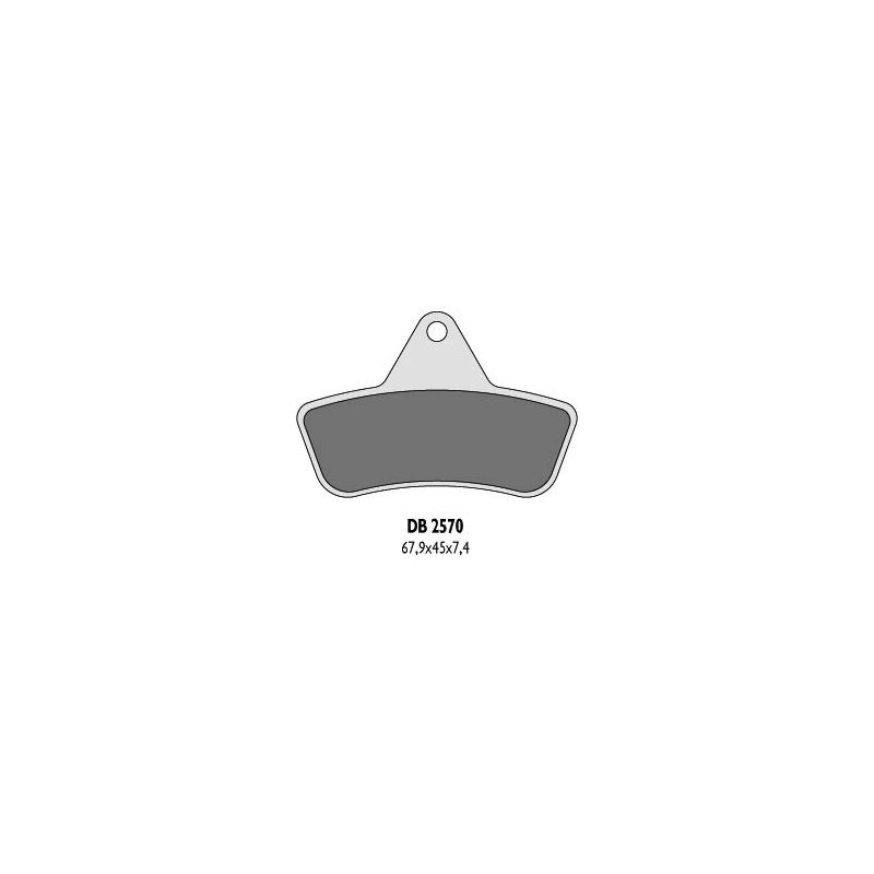 DELTA BRAKING KLOCKI HAMULCOWE KH271 ARCTIC CAT`96-04 (F+R) - ZASTĘPU