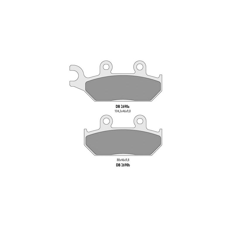 DELTA BRAKING KLOCKI HAMULCOWE KH172 PRZÓD YAMAHA XT600 92-03, XT660 