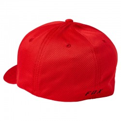 CZAPKA Z DASZKIEM FOX LITHOTYPE FLEXFIT 2.0 FLAME RED  ENDURO CROSS