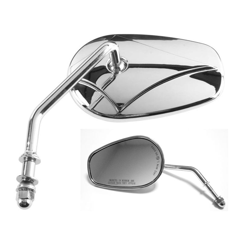 VICMA LUSTERKO HARLEY DAVIDSON 03 LEWE, CHROM, GWINT M10 (E412I)