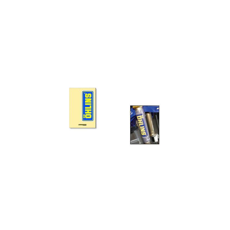 BLACKBIRD KOMPLET NAKLEJEK (OKLEIN) NA TELESKOPY OHLINS-CLEAR 2 SZT