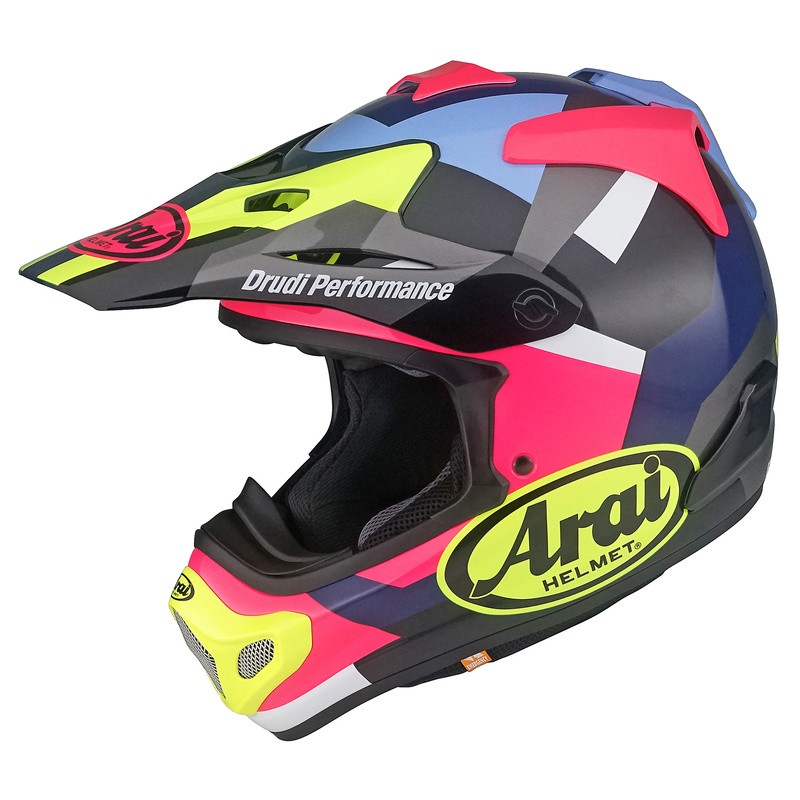 KASK ARAI MX-V BLOCK PINK 