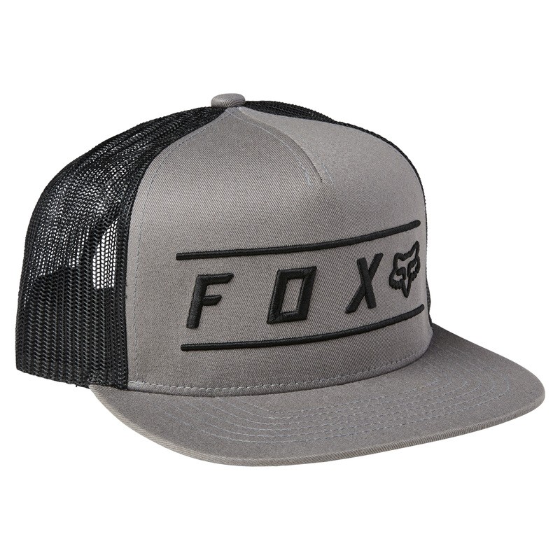 CZAPKA Z DASZKIEM FOX PINNACLE MESH SNAPBACK PEWTER  ENDURO CROSS