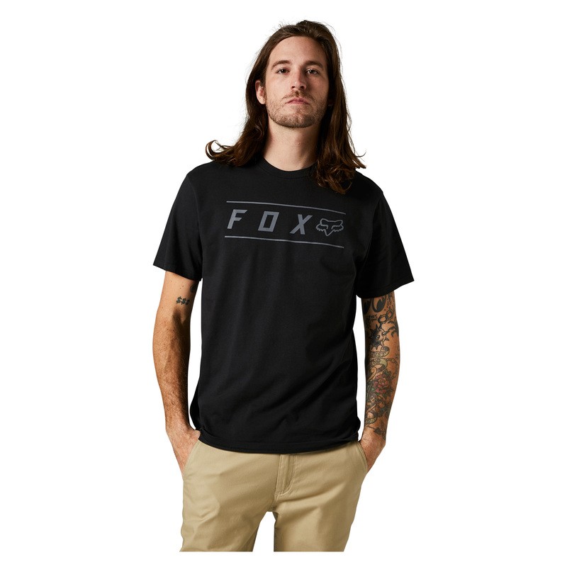 T-SHIRT FOX PINNACLE PREMIUM BLACK/BLACK  ENDURO CROSS