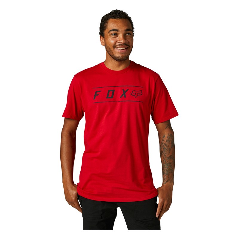 T-SHIRT FOX PINNACLE PREMIUM FLAME RED  ENDURO CROSS