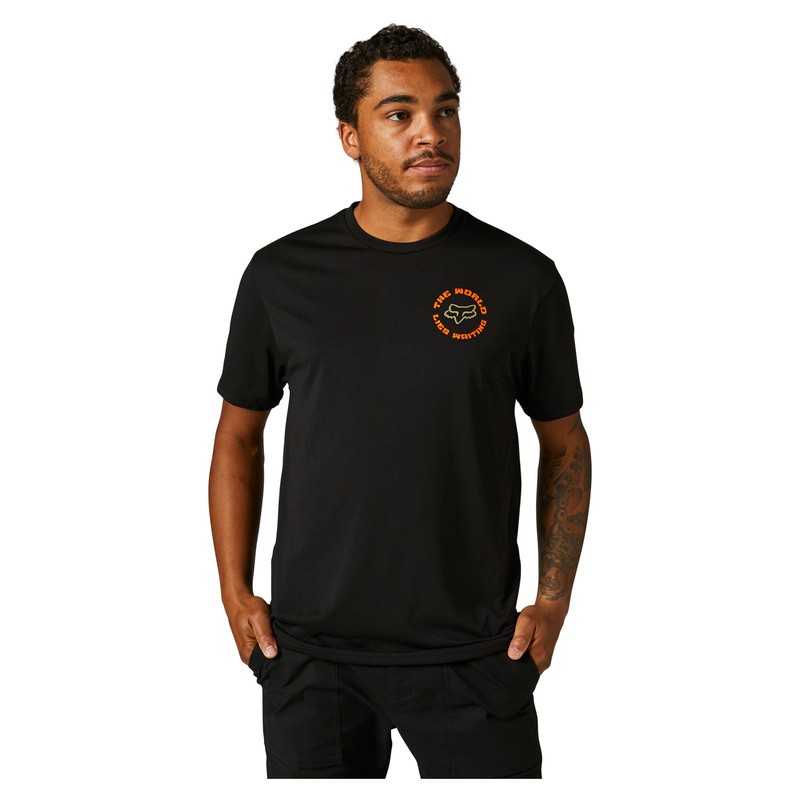 T-SHIRT FOX PRE COG BLACK  ENDURO CROSS