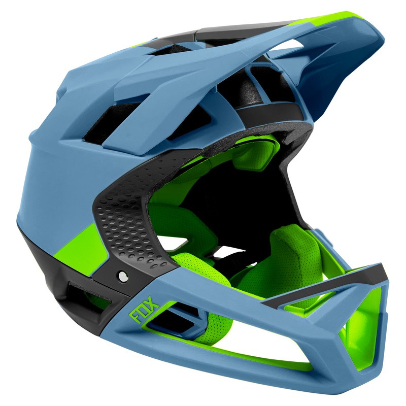 KASK ROWEROWY FOX PROFRAME BLOCKED DUSTY BLUE  ENDURO CROSS