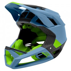 KASK ROWEROWY FOX PROFRAME BLOCKED DUSTY BLUE  ENDURO CROSS
