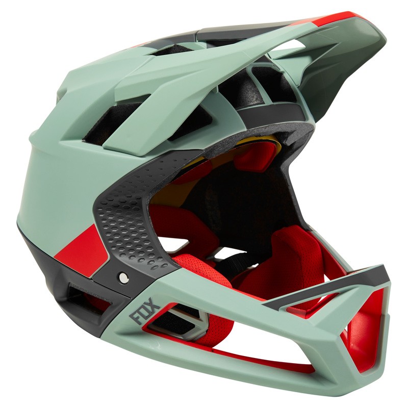 KASK ROWEROWY FOX PROFRAME BLOCKED EUCALYPTUS  ENDURO CROSS