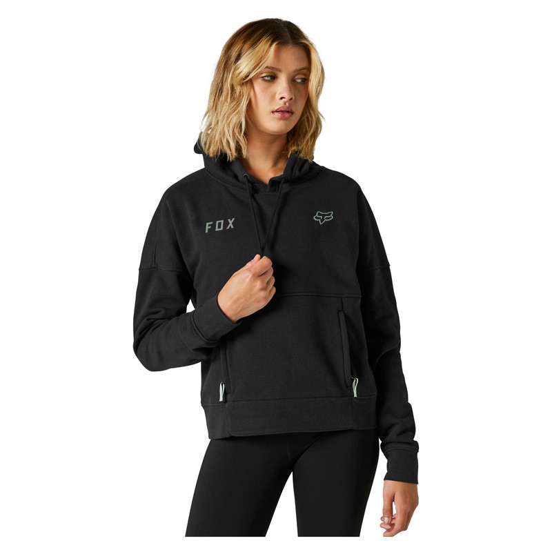 BLUZA Z KAPTUREM FOX LADY QUEST DWR BLACK  ENDURO CROSS