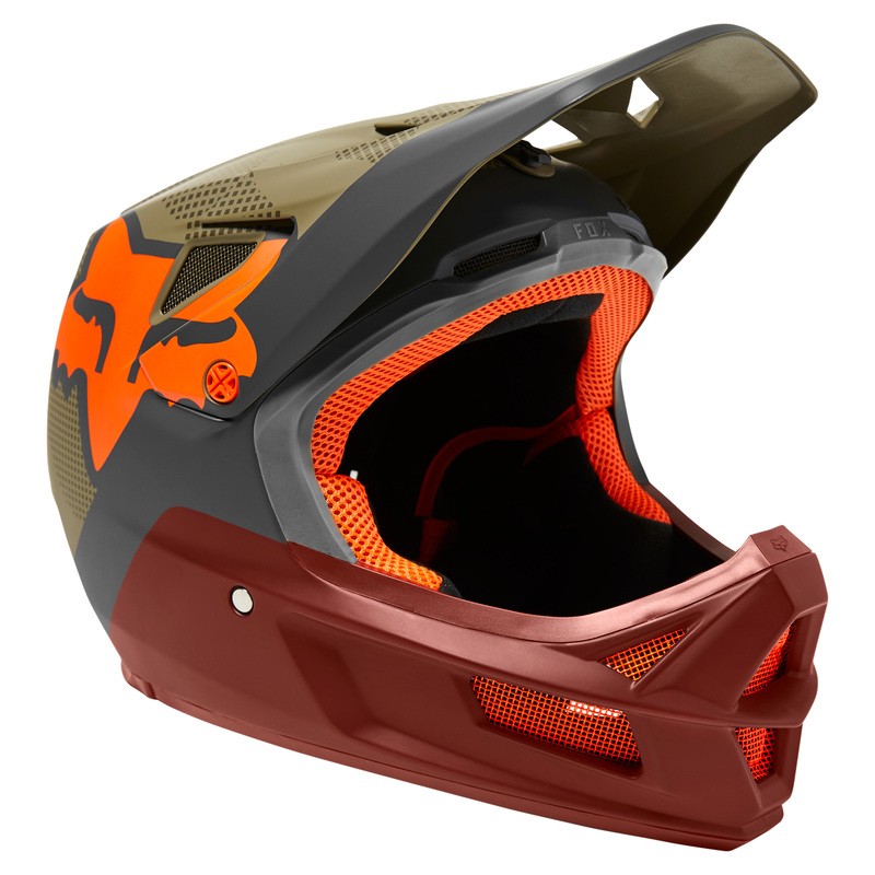 KASK ROWEROWY FOX RAMPAGE COMP CAMO  ENDURO CROSS
