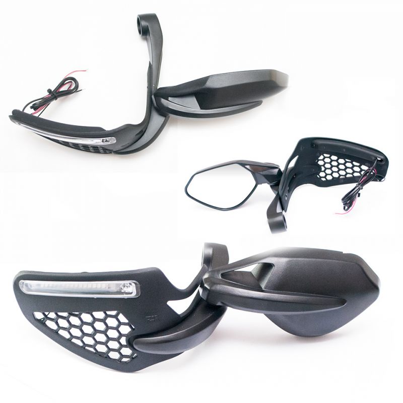 FAR OSŁONA RĄK (HANDBAR) PRAWY MODEL VIPER Z KIERUNKOWSKAZEM LED I L