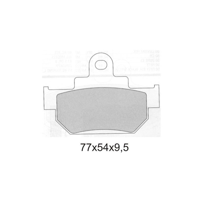 GALFER KLOCKI HAMULCOWE KH106/2 SPIEK METALICZNY (ZŁOTE) WYPRZEDAŻ (