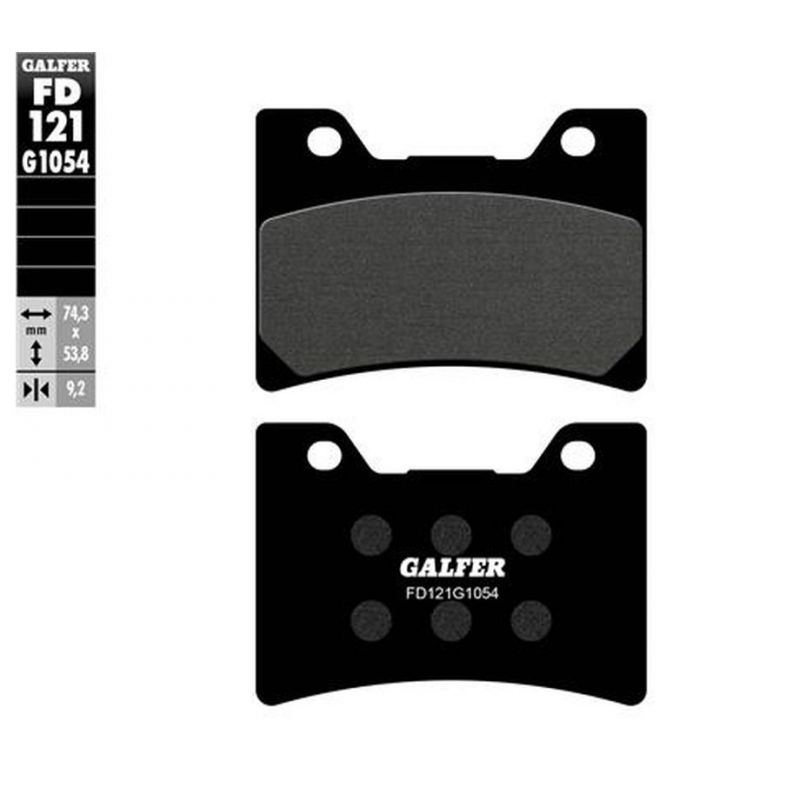 GALFER KLOCKI HAMULCOWE KH160 SPIEK METALICZNY (ZŁOTE) STREET WYPRZED