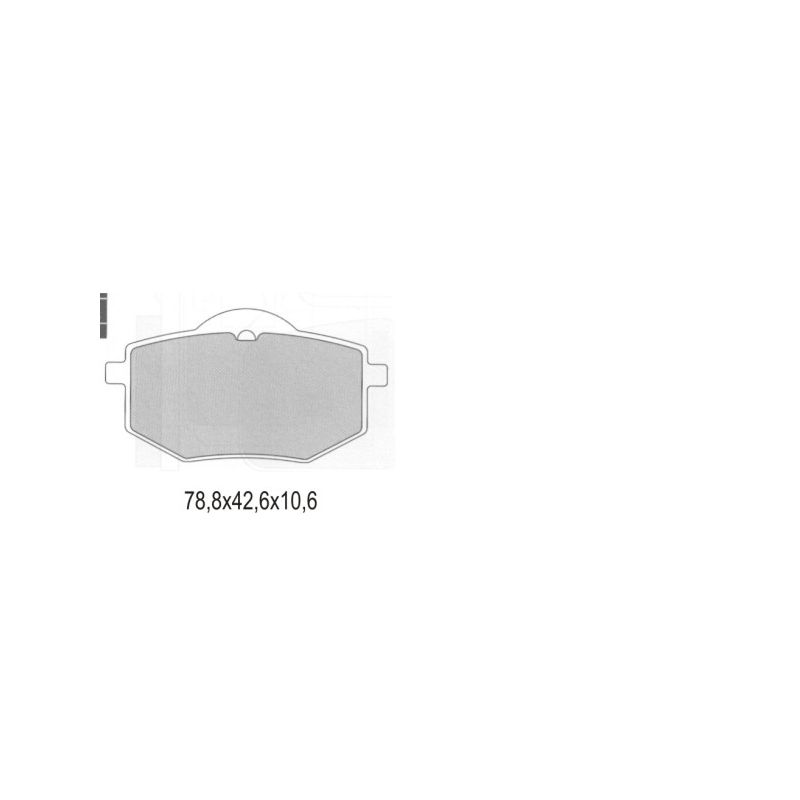 GALFER KLOCKI HAMULCOWE KH136 PÓŁMETALICZNE (OFERTA SPECJALNA) WYPRZ