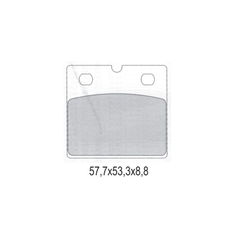 GALFER KLOCKI HAMULCOWE KH171 PÓŁMETALICZNE (OFERTA SPECJALNA) WYPRZ