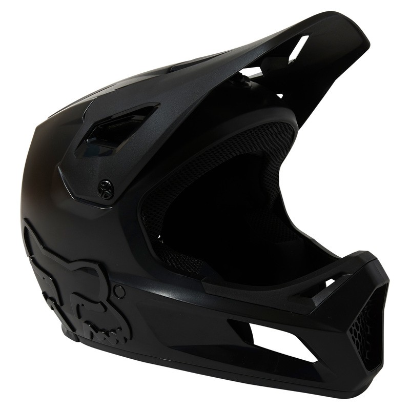 KASK ROWEROWY FOX JUNIOR RAMPAGE BLACK/BLACK  ENDURO CROSS