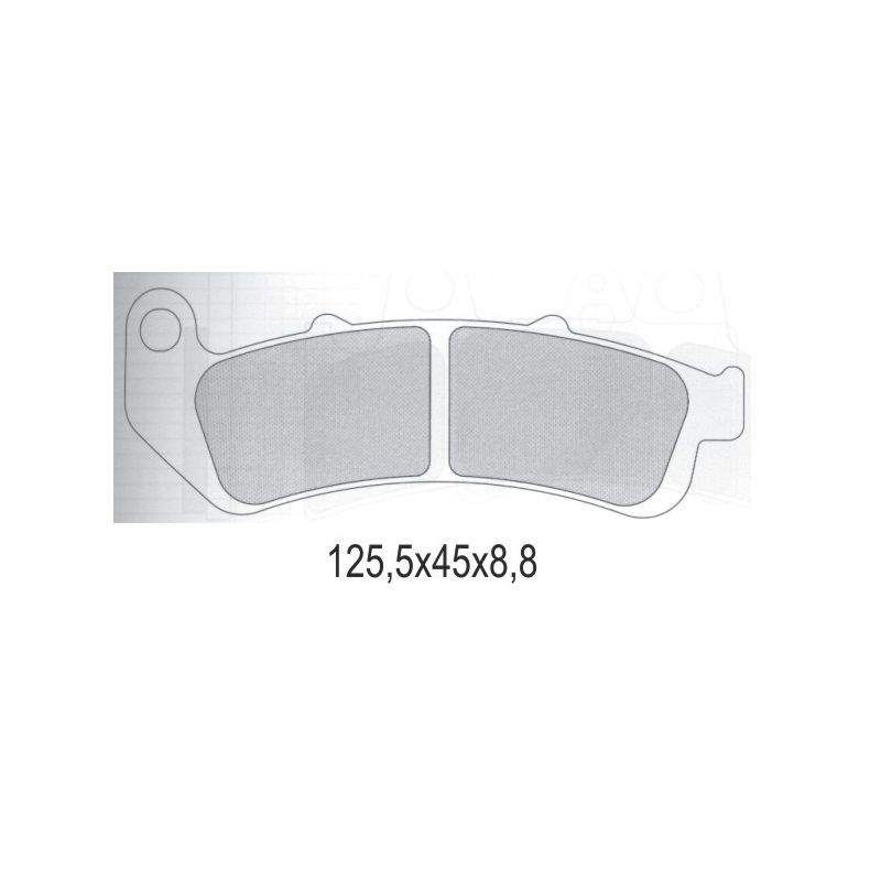 GALFER KLOCKI HAMULCOWE KH189 PÓŁMETALICZNE (OFERTA SPECJALNA) WYPRZ