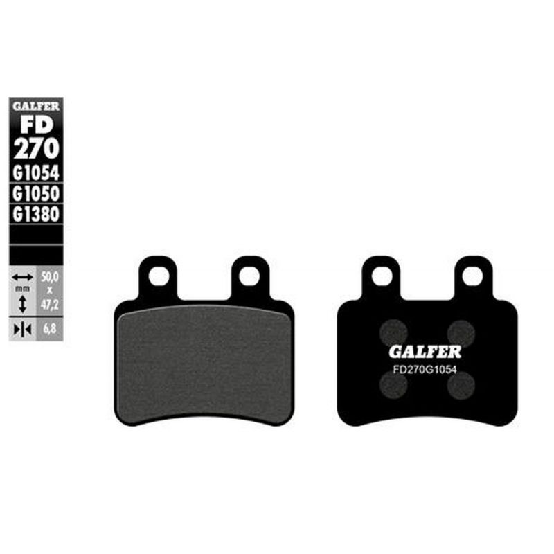 GALFER KLOCKI HAMULCOWE KH350 PÓŁMETALICZNE (OFERTA SPECJALNA) WYPRZ