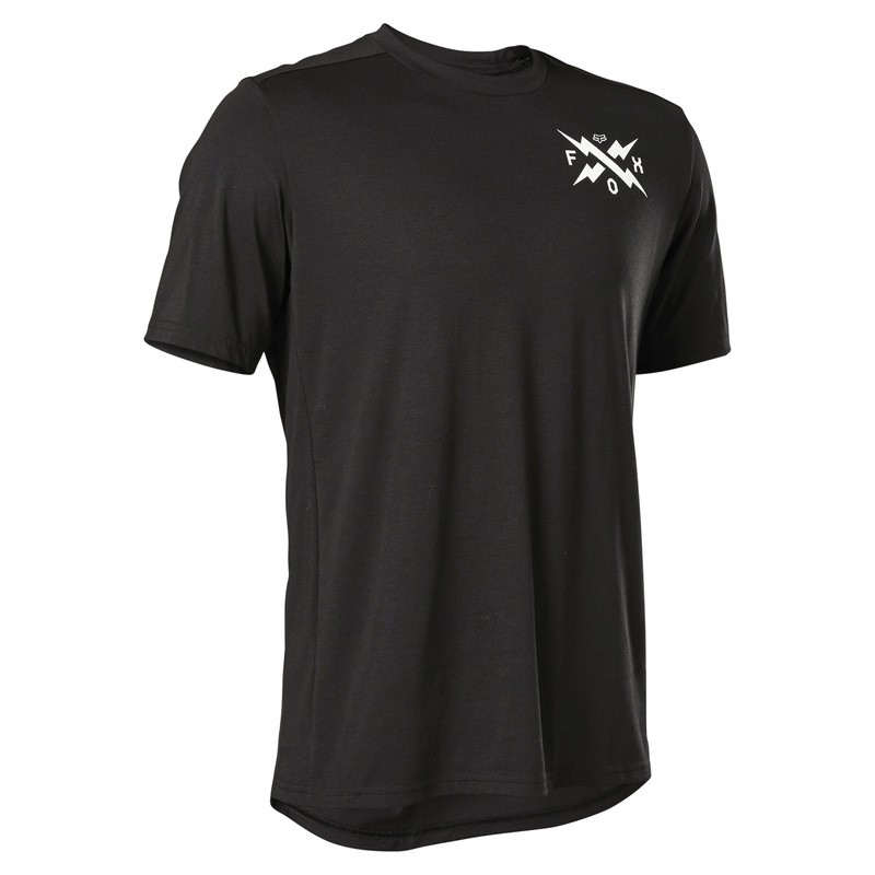 KOSZULKA ROWEROWA FOX RANGER DR CALIBRATED BLACK  ENDURO CROSS