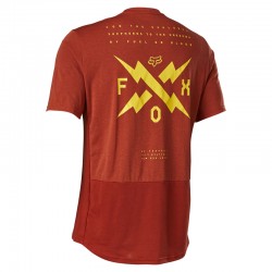 KOSZULKA ROWEROWA FOX RANGER DR CALIBRATED RED CLAY  ENDURO CROSS