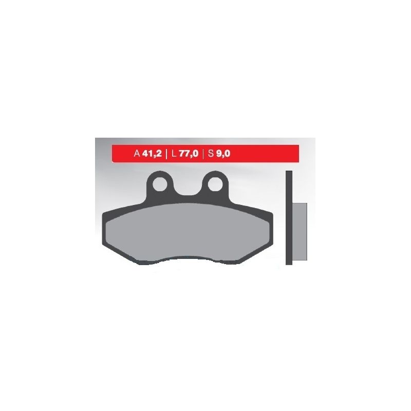 BRENTA KLOCKI HAMULCOWE KH393 (ORGANIC) YAMAHA NXC 125 CYGNUS`04-13, M