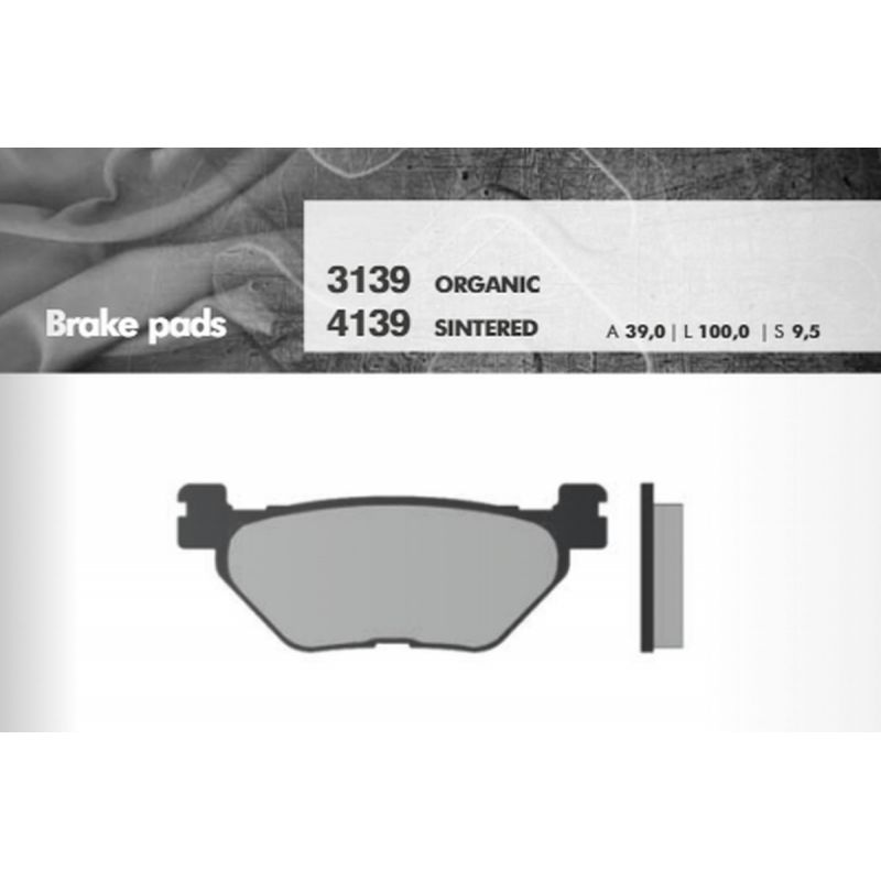 BRENTA KLOCKI HAMULCOWE KH319/2 YAMAHA TDM/FJR/XT/XV/XVS TYŁ (FT 3139