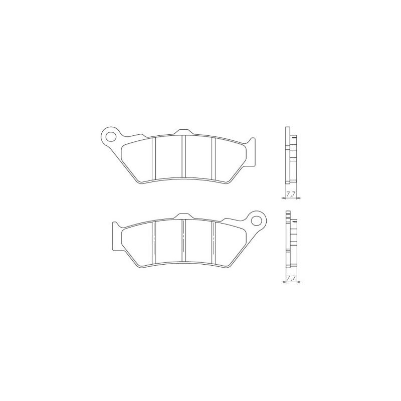 BRENTA KLOCKI HAMULCOWE KH209 SPIEK METALICZNY (ZŁOTE) (FT 4090)
