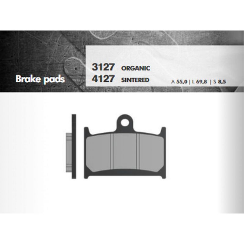 BRENTA KLOCKI HAMULCOWE KH145 / KH236 SPIEK METALICZNY (ZŁOTE) (GSF12
