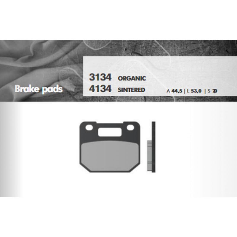 BRENTA KLOCKI HAMULCOWE KH110 SPIEK METALICZNY (ZŁOTE) (FT 4134)