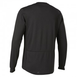KOSZULKA ROWEROWA Z DŁUGIM RĘKAWEM FOX RANGER DR BLACK  ENDURO CROSS