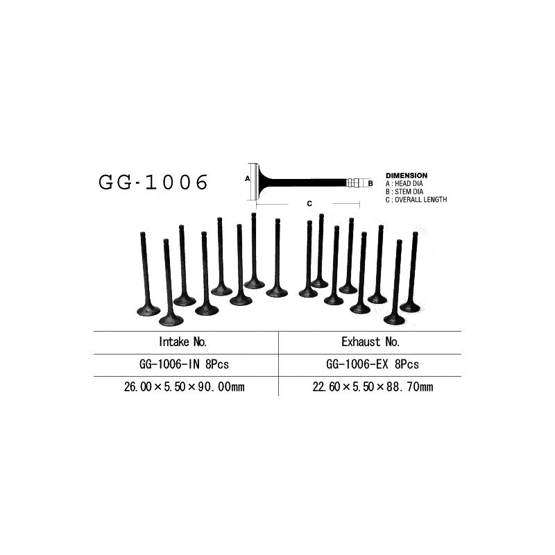 VESRAH ZAWÓR SSĄCY HONDA CB 900F 79-83 (SC01, SC09), CB 1100F/R 82-8