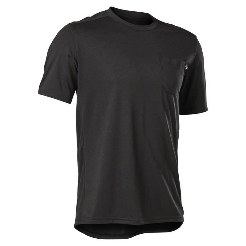 KOSZULKA ROWEROWA FOX RANGER DR POCKET BLACK  ENDURO CROSS