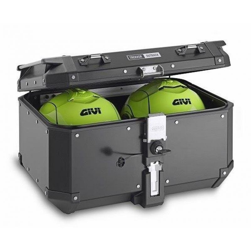 GIVI KUFER CENTRALNY TREKKER OUTBACK ALU BLACK LINE (58LT)