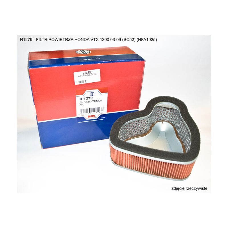 MIW (MEIWA) FILTR POWIETRZA HONDA VTX 1300 03-09 (SC52) (HFA1925) (OEM