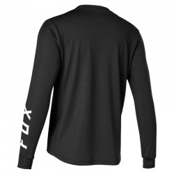 KOSZULKA ROWEROWA Z DŁUGIM RĘKAWEM FOX JUNIOR RANGER BLACK  ENDURO CROSS