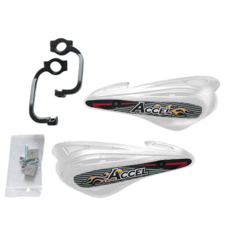ACCEL OSŁONY RĄK (HANDBARY) Z MOCOWANIEM ALUMINIOWYM MX (22+28MM) (A