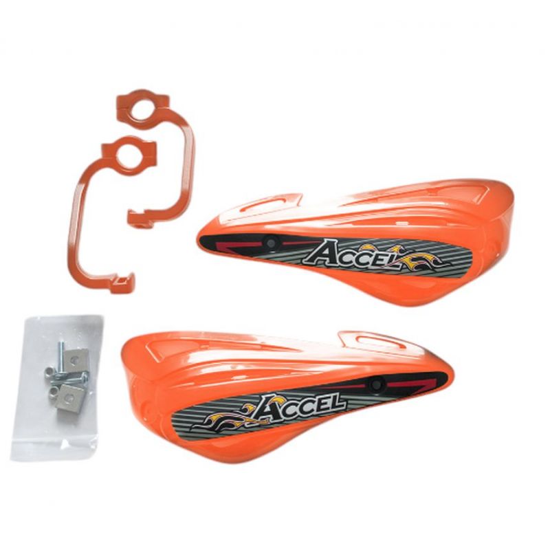 ACCEL OSŁONY RĄK (HANDBARY) Z MOCOWANIEM ALUMINIOWYM MX (22+28MM) (A