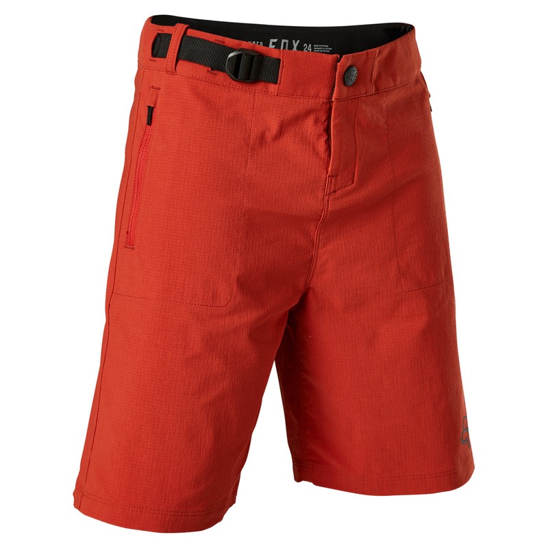 SPODENKI ROWEROWE FOX JUNIOR RANGER LINER RED CLAY  ENDURO CROSS