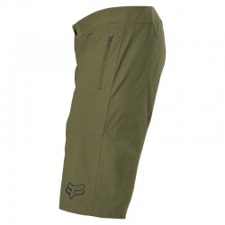 SPODENKI ROWEROWE FOX RANGER LINER OLIVE GREEN  ENDURO CROSS