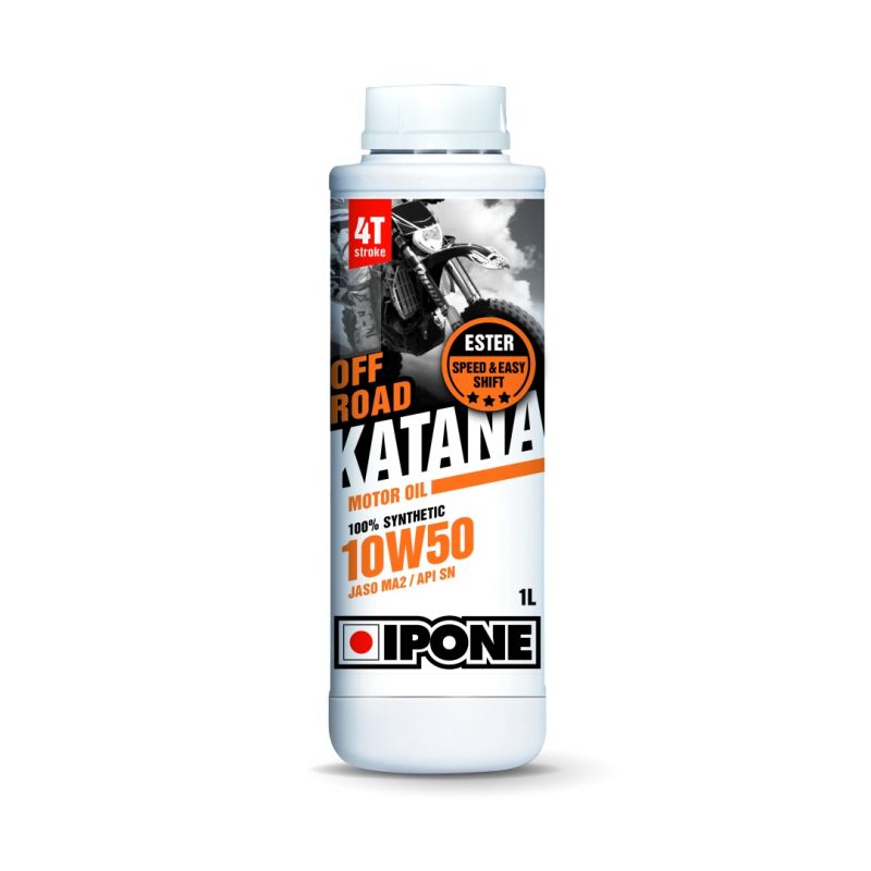 IPONE KATANA OFF ROAD 10W50 OLEJ SILNIKOWY 100% SYNTETYK 1L (ESTER, MA