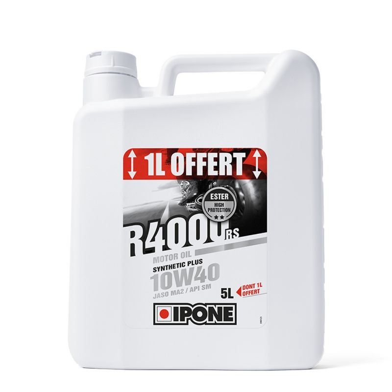 IPONE R4000 RS 10W40 OLEJ SILNIKOWY SEMISYNTETYK 5L (ESTER, MA2) - PRO