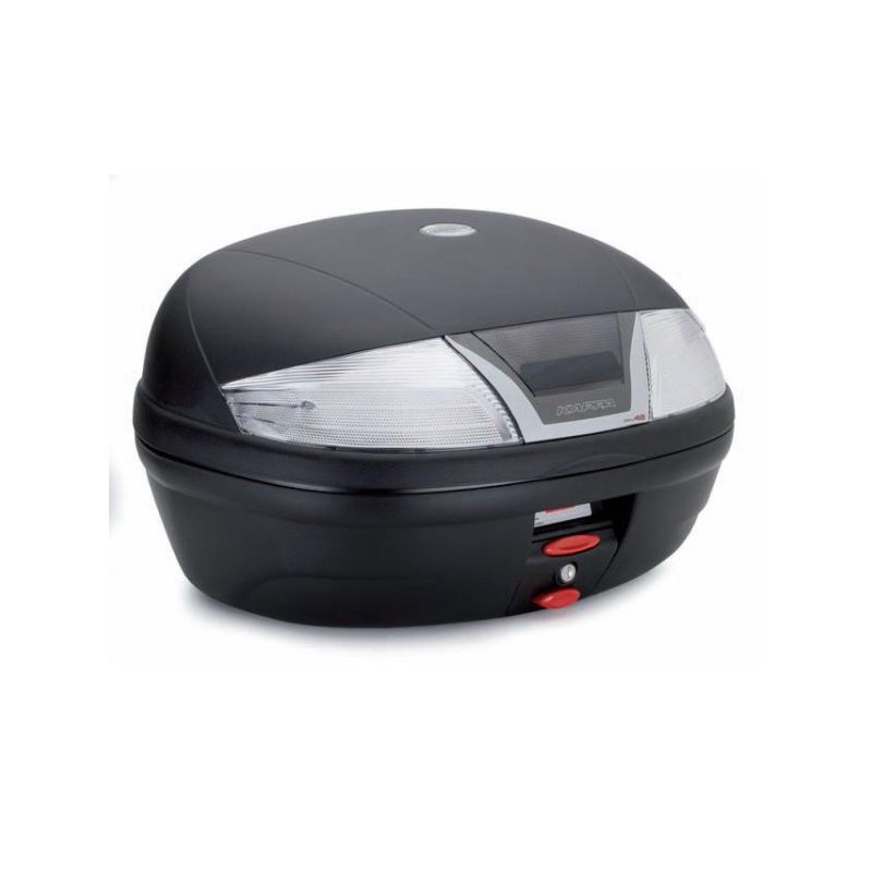 KAPPA KUFER CENTRALNY 46L MONOLOCK K46NT ZIPPY Z BIAŁYMI ODBLASKAMI (