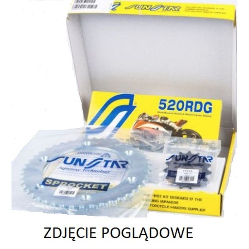 SUNSTAR ZESTAW NAPĘDOWY YAMAHA XTZ 750 SUPER TENERE (89-98) STANDARD 