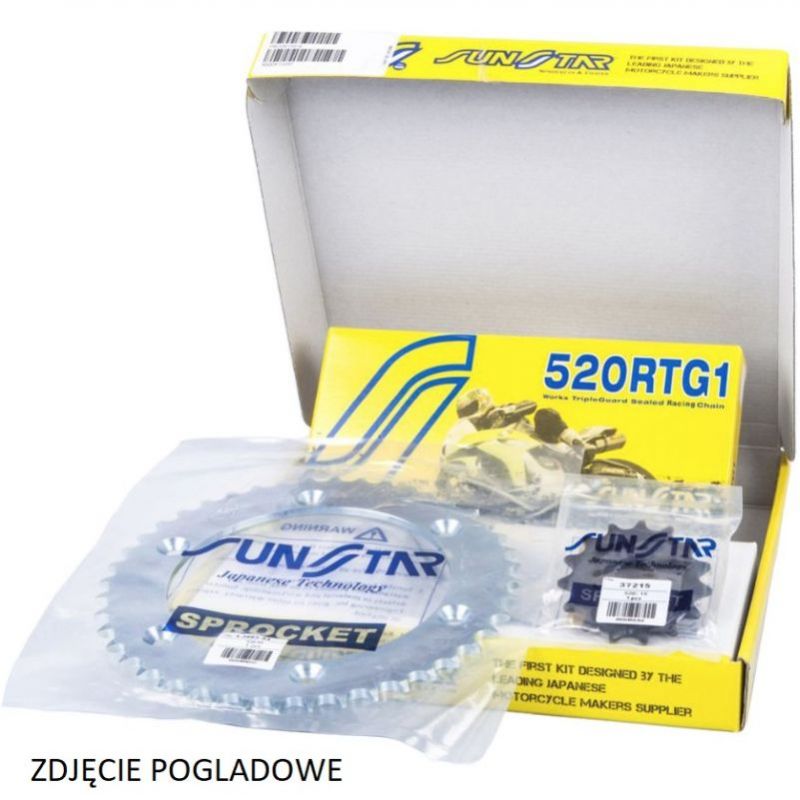 SUNSTAR ZESTAW NAPĘDOWY YAMAHA XJ6 600/ABS 09-15, XJ6 DIVERSION/F/ABS